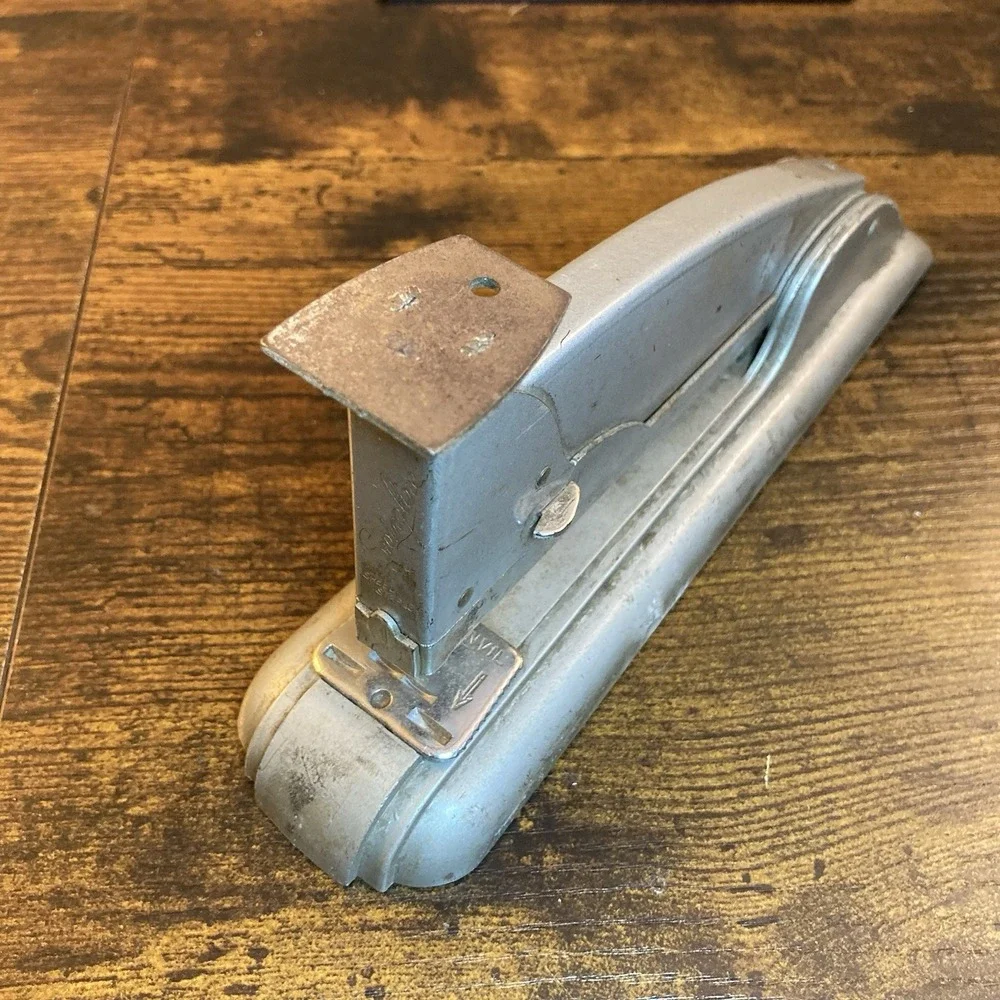 Swingline Speed Stapler 4 Art Deco MCM Made‎ USA Streamline Moderne Industrial